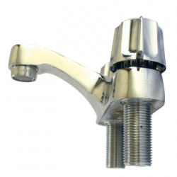 LFB0014 4 Inch C-C Lead-Free Brass Center with Stainless Pop-Up